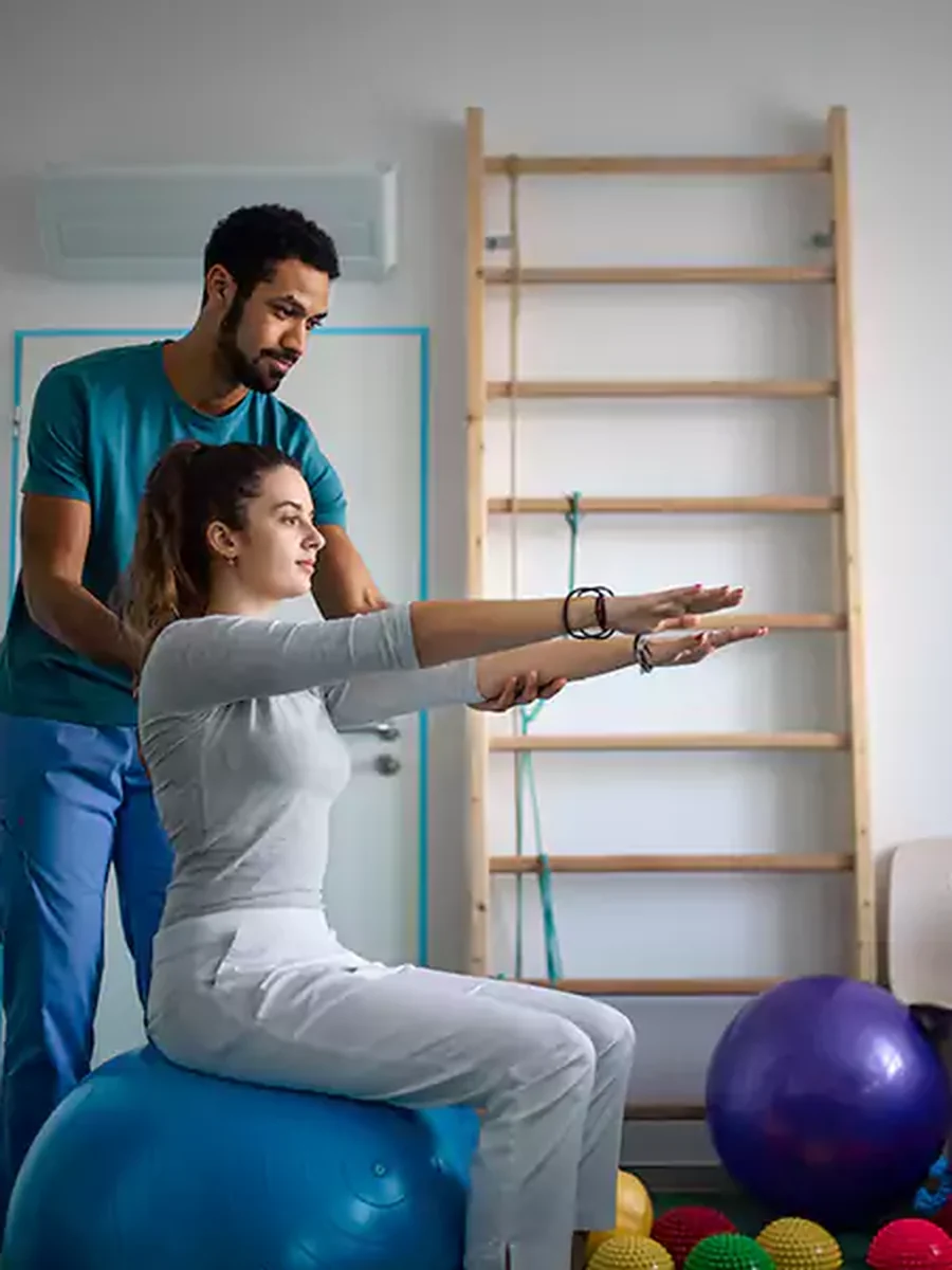 A patient rebuilding strength during rehab at Empower Physical Therapy & Aquatics Institute